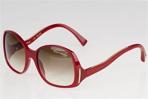 buy louis vuitton gina sunglasses in red|Sunglasses .